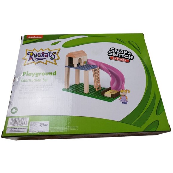 Nickelodeon Rugrats Playground Snap Switch Construction 48 Pieces Angelica READ - Picture 2 of 11